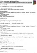 Chapter 40: Dressings, Bandages, and Binders  Clinical Nursing Skills & Techniques, (11th Edition 2024) Perry, Potter, Ostendorf & Laplante Test Bank