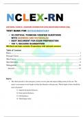 NCLEX-RN {NATIONAL COUNCIL LICENSURE EXAMINATION [FOR] REGISTERED NURSES (RN)} TEST BANK FOR INTEGUMENTARY