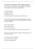 NG 545 Exam 2 Questions with Complete Solutions