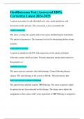 Healthstream Test and post test|Both bundled together (Answered 100% Correctly) Latest 2024-2025