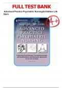 Test Bank for Advanced Practice Psychiatric Nursing 3rd Edition by Kathleen Tusaie, Joyce J. Fitzpatrick 