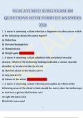 NGN ATI MED SURG EXAM 100 QUESTIONS WITH VERIFIED ANSWERS 2024_0237