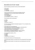 BIOCHEM ACS STUDY GUIDE