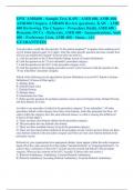 EPIC AMB400 - Sample Test, KAW - AMB 400, AMB 400, AMB400 Chapter, AMB400 Review questions, KAW - AMB 400 Reviewing The Chapter - Procedure Build, AMB 400 - Dynamic OCCs - Referrals, AMB 400 - Immunizations, Amb 400 - Preference Lists, AMB 400 - Smar... (