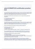 adult CCRN-PCCN certification practice test-solved