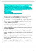 DECA Human Resources Management Best Achieved and Passed Exam Review Updated Questions and Answers 2024 Graded A+ 100% Excellence The Telford Pharmaceutical Company is concerned that proposed regulatory changes may negatively impact its research and devel