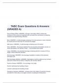 TABC Exam Questions & Answers (GRADED A)