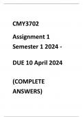 CMY3702 ASSIGNMENT 1 2024(WRITTEN)-DUE DATE 10 APRIL 2024