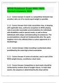 NFHS Rulebook Exam With 100% Correct Answers 2024