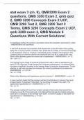 stat exam 3 (ch. 9), QMB3200 Exam 2 questions, QMB 3200 Exam 2, qmb quiz 2, QMB 3200 Concepts Exam 2 UCF, QMB 3200 Test 2, QMB 3200 Test 2 Terms, QMB 3200 Concepts Exam 2 UCF, qmb 3200 exam 2, QMB Module 6 Questions With Correct Solutions!