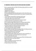 ATI FUNDAMENTAL PROCTORED EXAM WITH VERIFIED QUESTIONS AND ANSWERS  A nurse is assessing an older client. Which of the following findings should the nurse expect? a. Decreased sense of balanced b. Increased nighttime sleeping c. Heightened sense of pain d