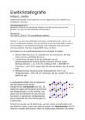 Samenvatting Module NLT  - Eiwitkristallografie