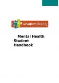 Mental Health Student Handbook