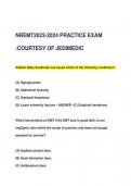 NREMT2023-2024 PRACTICE EXAM  :COURTESY OF JEDIMEDIC