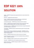 EDF 6221 100%  SOLUTION