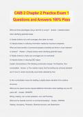 CAIB 2 Chapter 2 Practice Exam 1 Questions and Answers 100% Pass