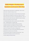 CAIB 2 Bundled Exams Questions and Answers 100% Verified and Updated 2024 | Graded A