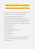 CAIB 2 STUDY NOTES; CHAPTER 4 Questions and Answers 100% Pass