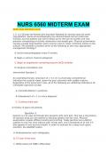  NURS 6560 MIDTERM EXAM NURS 6560 MIDTERM EXAM