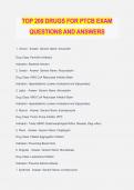 TOP 200 DRUGS FOR PTCB EXAM QUESTIONS AND ANSWERS