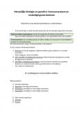 Hoofdstuk 8 menselijke biologie en genetica: immuunsysteem 