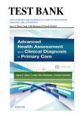 Advanced Health Assessment & Clinical Diagnosis in Primary Care 6th Edition by Joyce E. Dains; Linda Ciofu Baumann; Pamela Scheibel 9780323554961 -Test Bank