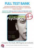 Test Bank For Abnormal Psychology: An Integrative Approach 8th Edition By David H. Barlow; V. Mark Durand; Stefan G. Hofmann 9781337638425 Chapter 1-16 Complete Guide .