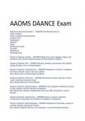 AAOMS DAANCE Exam