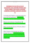 HONDROS NUR 163 FINAL EXAM QUESTIONS AND ANSWERS NEWEST 2024 WITH CORRECT DETAILED ANSWERS (VERIFIED ANSWERS) ALREADY GRADED A+