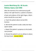 Lewis Med-Surg Ch. 46 Acute  Kidney Injury and CKD 