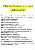 ENPC Test Exam Questions and Answers 2024 / 2025 | 100% Verified Answers