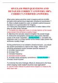 SPI ACTUAL EXAM QUESTIONS AND DETAILED CORRECT ANSWERS| 100% CORRECT (VERIFIED ANSWERS)