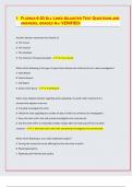 1 FLORIDA 6-20 ALL LINES ADJUSTER TEST QUESTIONS AND  ANSWERS, G| LATEST UPDATES/ COMPLETE EXAM PREDICTION PAPER |RADED A+/ VERIFIED/