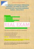 (All-inclusive) ATI Urinary Elimination (NURSING 526 Patho for Educator (NURSING526) Answered/elaborated further_ (2024/2025)