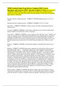 NFHS Football study Exam Review Updated 2024 Correct Questions and Answers 100% Already Graded A+ Pass Blocking article 6 - CORRECT ANSWER-When a player on defense uses a hand or arm, the hand must be in advance of the elbow at the time of the contact and