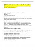 NFHS Exam With Questions and Answers For Practice_Updated 100% A+ A forward pass has gone beyond the neutral zone if at any time during the pass, some part of the ball is beyond the neutral zone True/False - CORRECT ANSWER-False