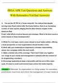 PRSA APR Test Questions and Answers With Rationales 2024 / 2025 | 100% Verified Answers