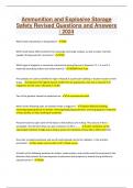 Ammunition and Explosive Storage Safety Revised Questions and Answers / 2024Which level of protection is the greatest? - IBD Which level below offers protection for passenger and cargo railways, as well as water channels capable of being used for commerce