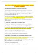 PSI: Life, Accident, & Health Exam Questions & Answers (Complete Solutions) What happens under a misstatement of age clause on a disability policy?