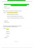 NUR 2092 HEALTH ASSESSMENT Final exam 100 QUESTIONS WITH ANSWERS GRADED A 2023/2024