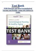 TEST BANK FOR ESSENTIALS OF NURSING RESEARCH APPRAISING EVIDENCE FOR NURSING PRACTICE BY POLIT, BECK
