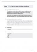 CMN 571 Final Practice Test With Solution