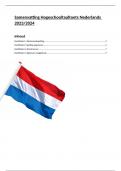 Samenvatting stof Hogeschool Taaltoets Nederlands (HBO) 