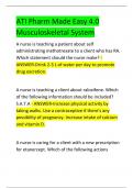 ATI Pharm Made Easy 4.0  Musculoskeletal System