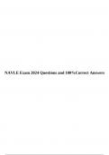 NAVLE Exam 2024 Questions and 100%Correct Answers.