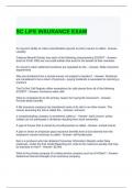 SC LIFE INSURANCE EXAM 2024