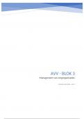 Samenvatting AVV blok 3 - management van zorgorganisaties