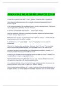 ARKANSAS HEALTH INSURANCE EXAM 2024