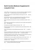 North Carolina Medicare Supplement & Long-term Care Questions And Answers Verified By Experts