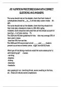 ATI NUTRITION PROCTORED EXAM WITH CORRECT QUESTIONS AND ANSWERS  The nurse should instruct the diabetic client that their intake of carbohydrates should be ___to___% of total daily caloric intake.	45-60% The nurse should instruct the diabetic client that 